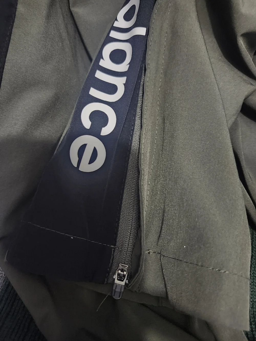 New Balance Olive Green & Black Track Joggers